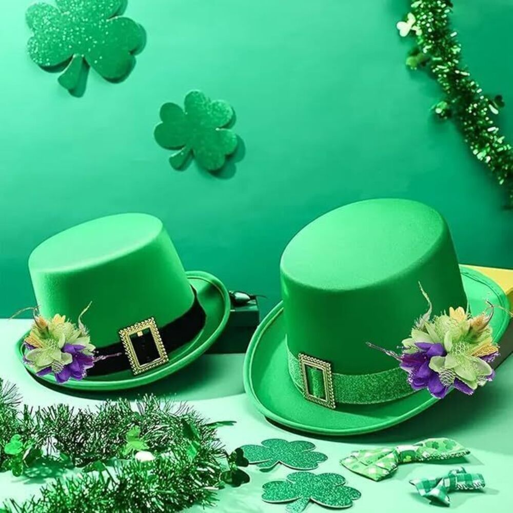 3487 2 pcs St. Patrick's Dayleprechaun hat st patricks day hats St.